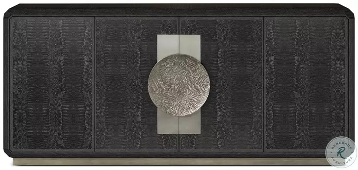 Spencer ST. James Lusso Onyx And Deep Brown 4 Doors Credenza