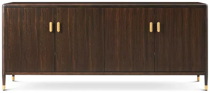 Spencer Green Park Fumed and Gold 4 Door Lane Sideboard