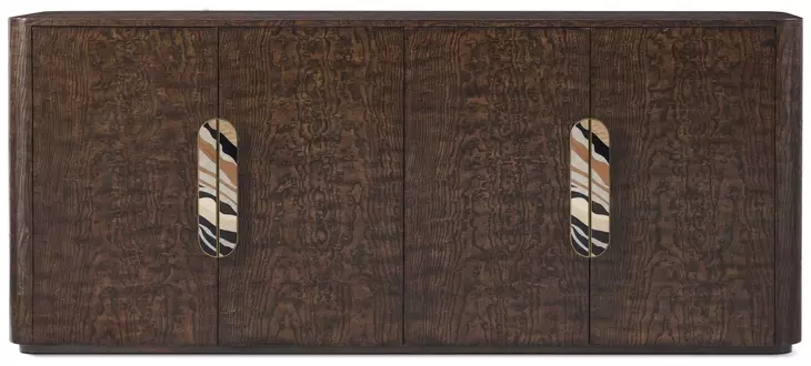 Orbis Pyramid Brown 4 Door Timberline Sideboard