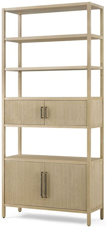 Balboa Coastal Gray Bookcase