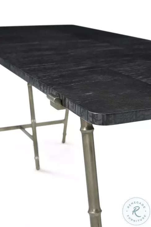 Kesden Silent Black 72" Writing Desk