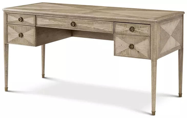 Willow Creek Riverwash Oak 60" Partridge Hill Writing Desk