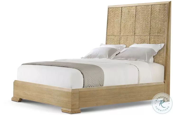 Essence Blonde Queen Low Profile Panel Bed