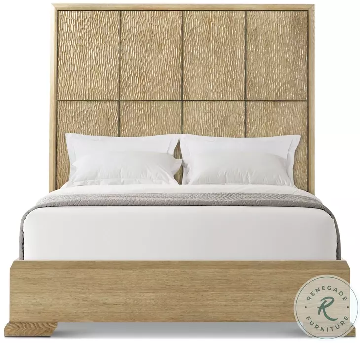 Essence Blonde Queen Low Profile Panel Bed