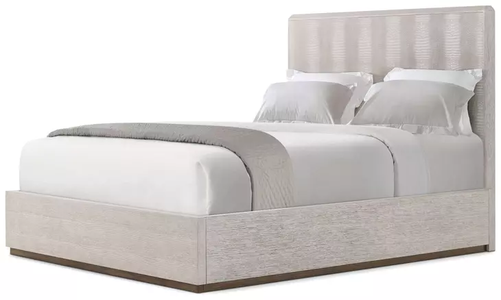 Spencer ST James Argento and Deep Brown Queen Panel Bed