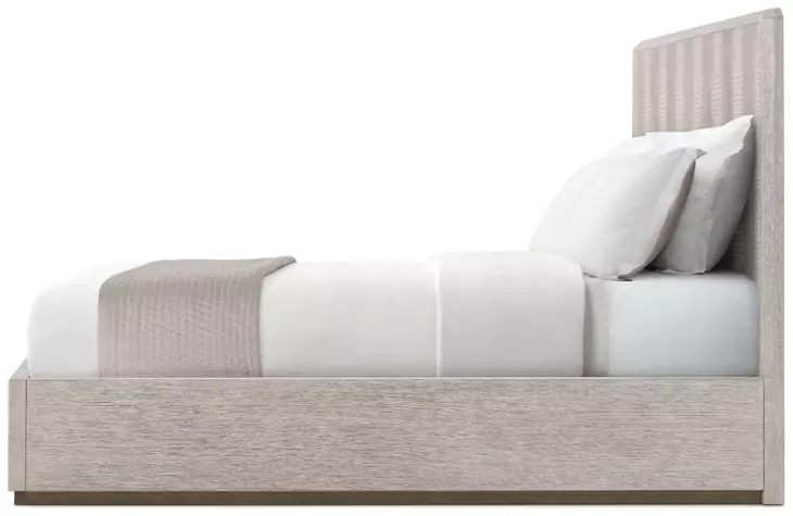 Spencer ST James Argento and Deep Brown Queen Panel Bed