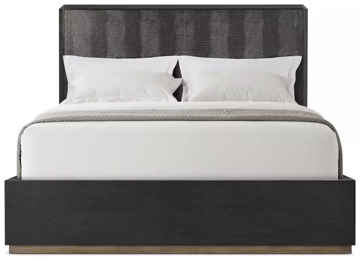 Spencer ST James Onyx and Deep Brown Panel Bedroom Set