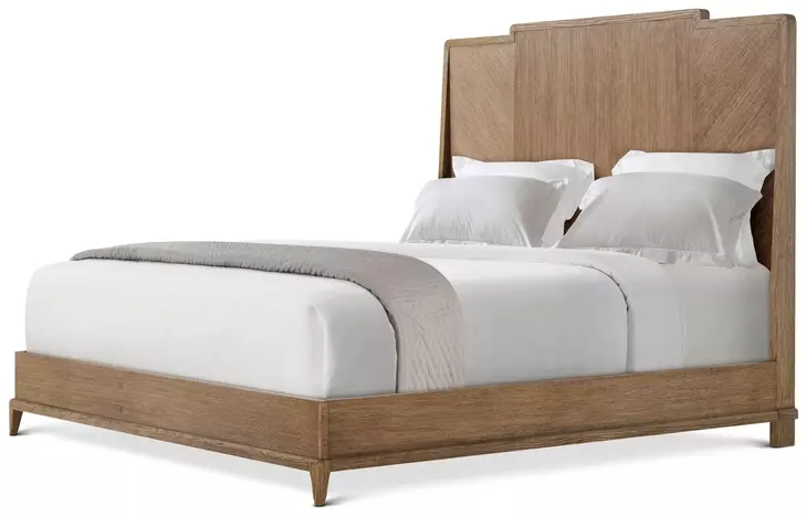 Coastal Tobacco Poinciana Queen Panel Bed