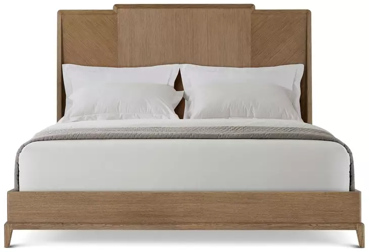 Coastal Tobacco Poinciana Panel Bedroom Set