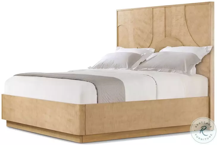 Origins Sesame Plinth King Low Profile Panel Bed