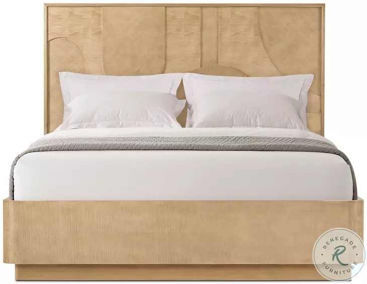 Origins Sesame Plinth King Low Profile Panel Bed