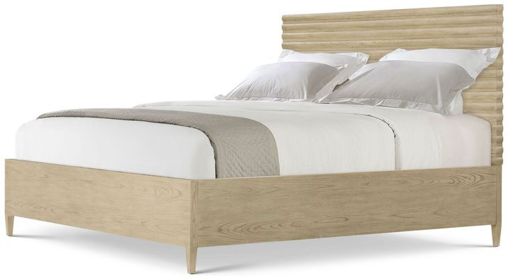 Balboa Coastal Gray King Panel Bed