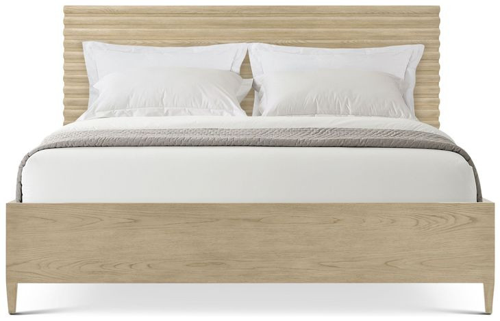 Balboa Coastal Gray King Panel Bed