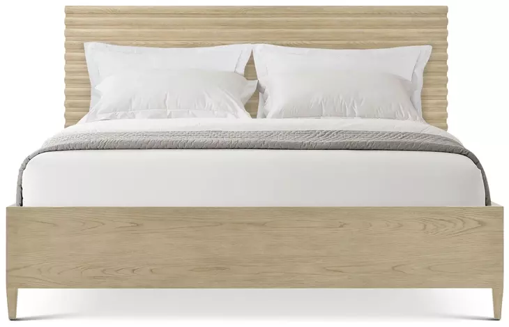 Balboa Coastal Gray King Panel Bed