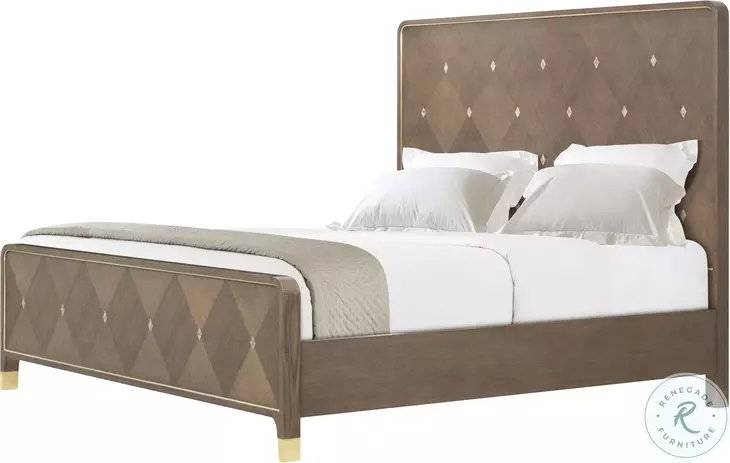 Judith Leiber Mink King Panel Bed
