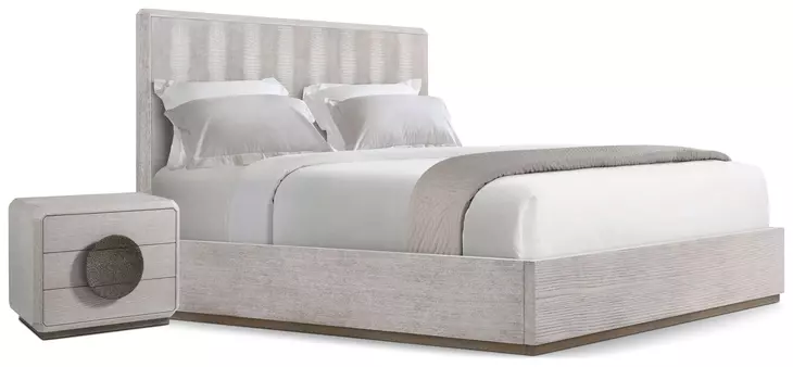 Spencer ST James Argento and Deep Brown King Panel Bedroom Set