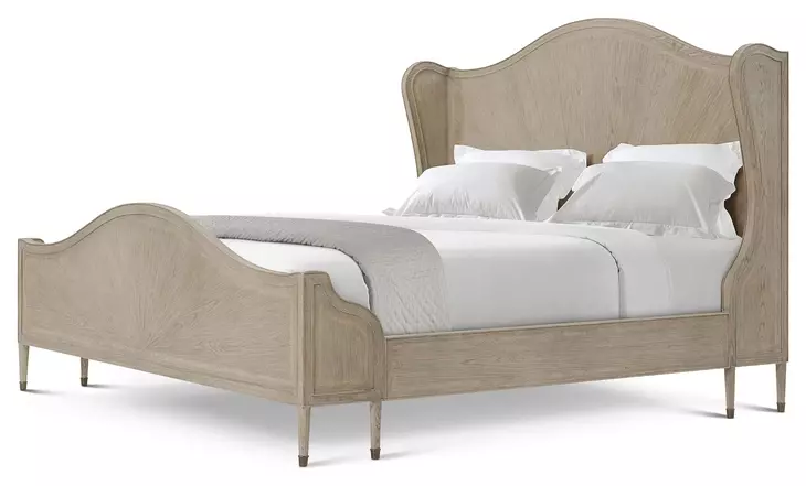 Willow Creek Riverwash Oak Linden Grove King Panel Bed