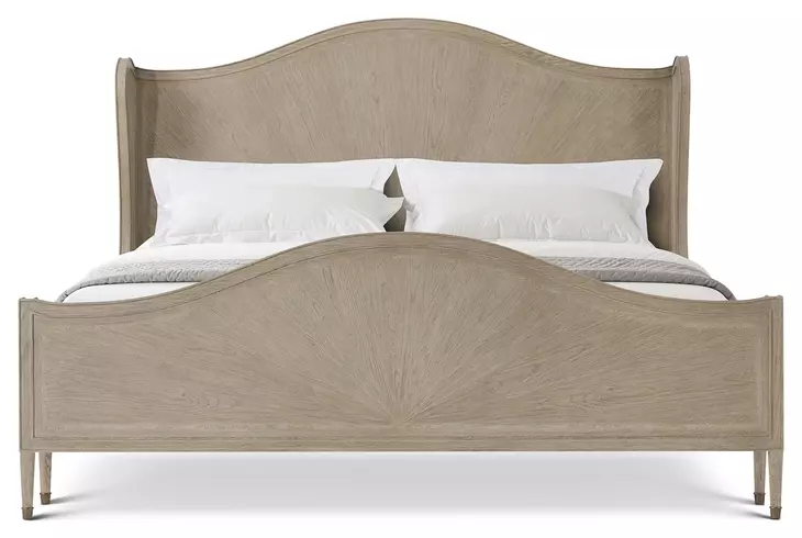 Willow Creek Riverwash Oak Linden Grove King Panel Bed