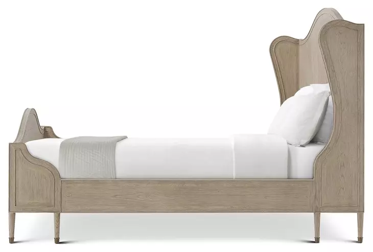 Willow Creek Riverwash Oak Linden Grove King Panel Bed