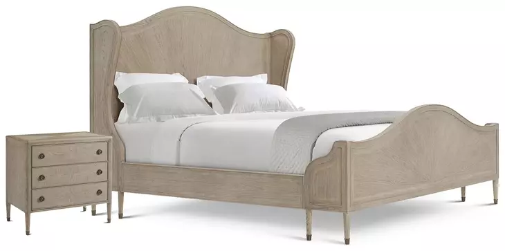 Willow Creek Riverwash Oak Linden Grove Panel Bedroom Set