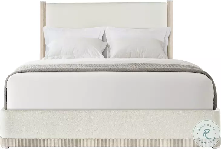 Horizon SPE Grey Upholstered California King Low Profile Panel Bed