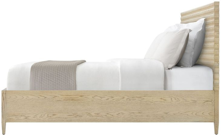 Balboa Coastal Gray California King Panel Bed