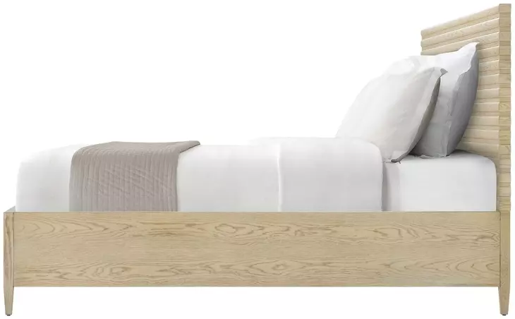 Balboa Coastal Gray California King Panel Bed