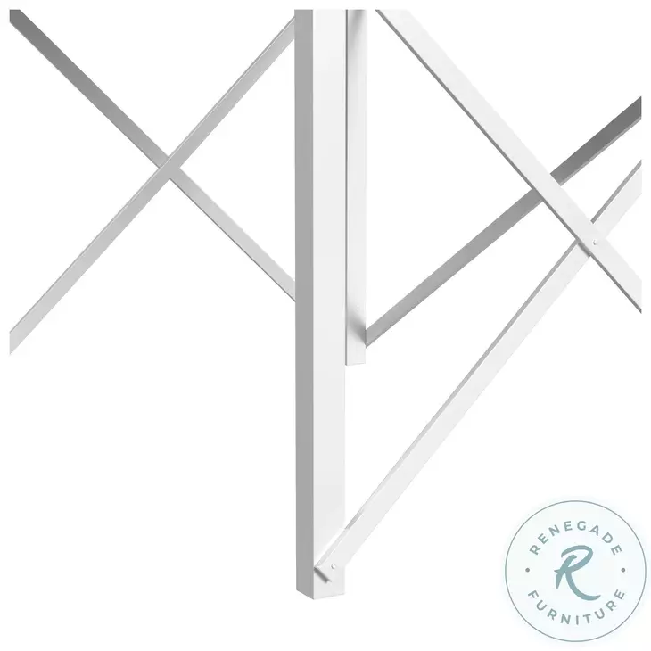 Delilah White Full Loft Bed
