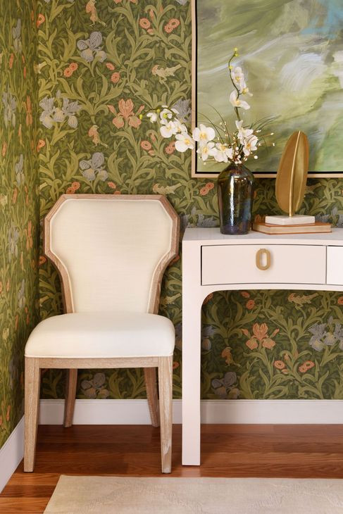 Tally White Performance Fabric Dining Chair