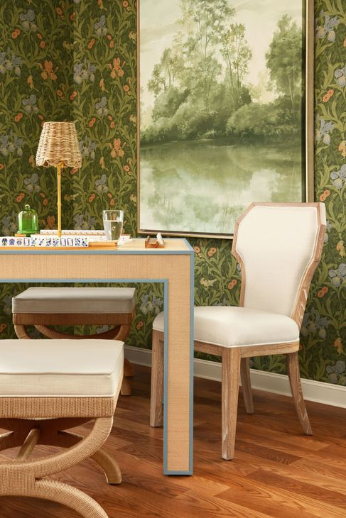 Tally White Performance Fabric Dining Chair