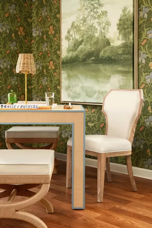 Tally White Performance Fabric Dining Chair
