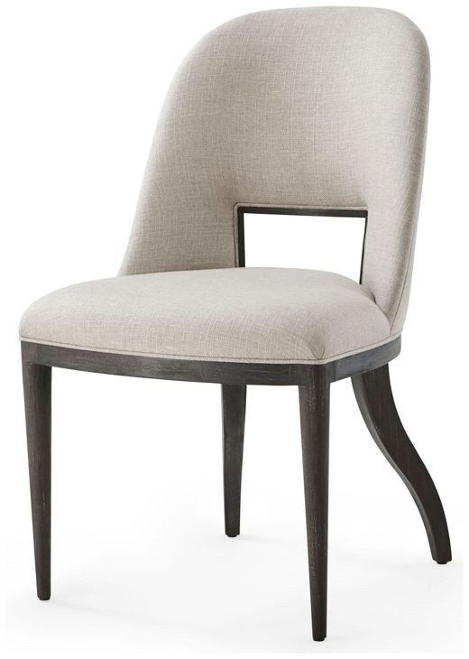 TA Studio Gray Performance Fabric Upholstered Side Chair