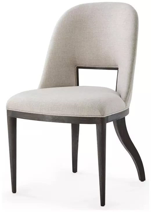 TA Studio Gray Performance Fabric Upholstered Side Chair