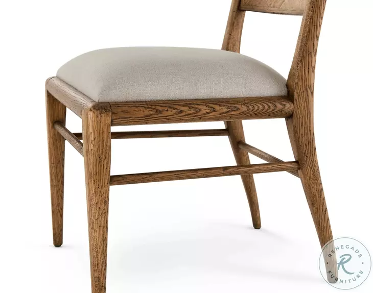 Nova Dawn And Draper Performance Fabric Ladder Back Dining Side Chair