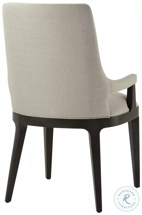 Dayton Draper Performance Fabric Dining Arm Chair