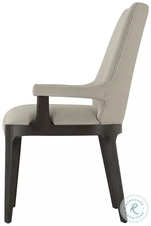 Dayton Draper Performance Fabric Dining Arm Chair