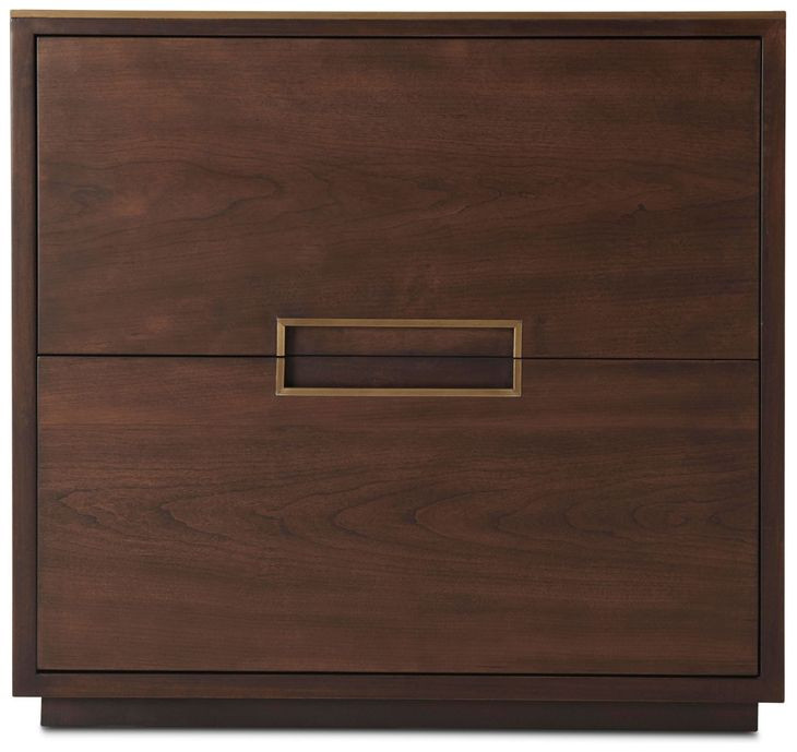 TA Studio Almond 2 Drawer Nightstand