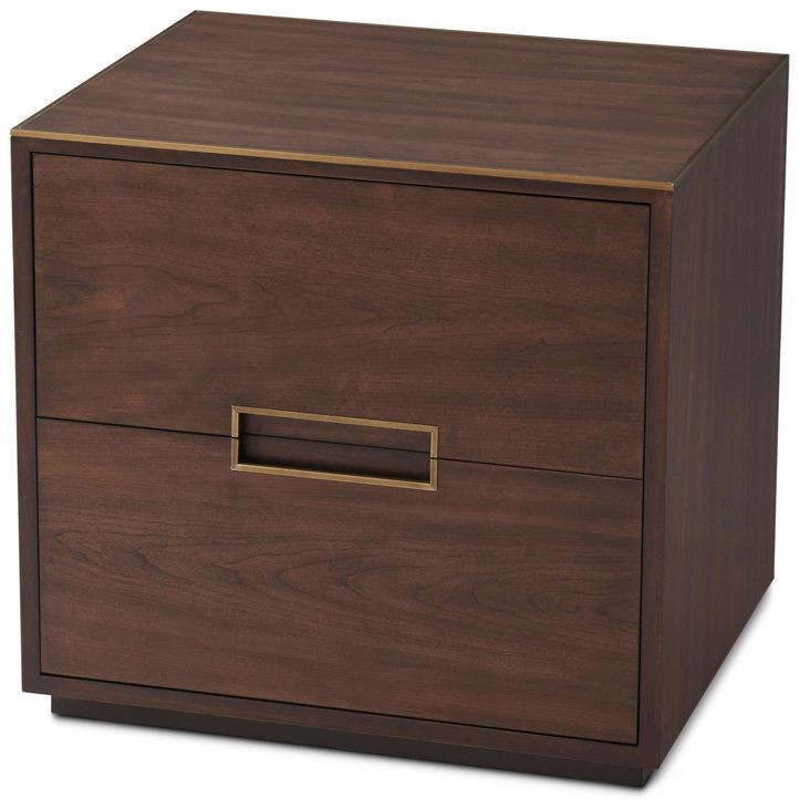 TA Studio Almond 2 Drawer Nightstand
