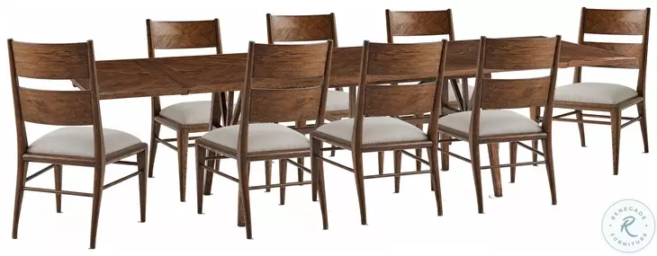 Nova Dusk 120" Extendable Rectangular Dining Room Set