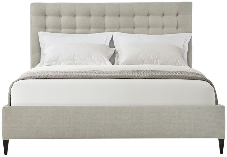 TA Studio Rowan and Gray Performance Fabric California King Upholstered Panel Bed