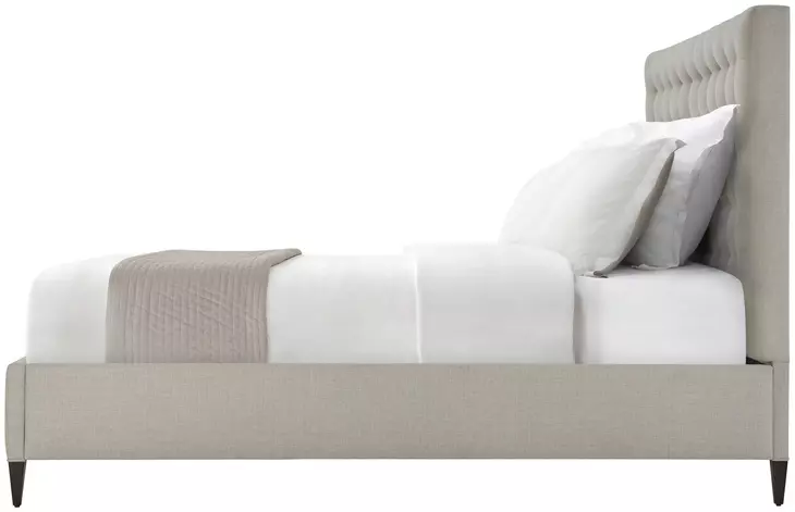 TA Studio Rowan and Gray Performance Fabric California King Upholstered Panel Bed