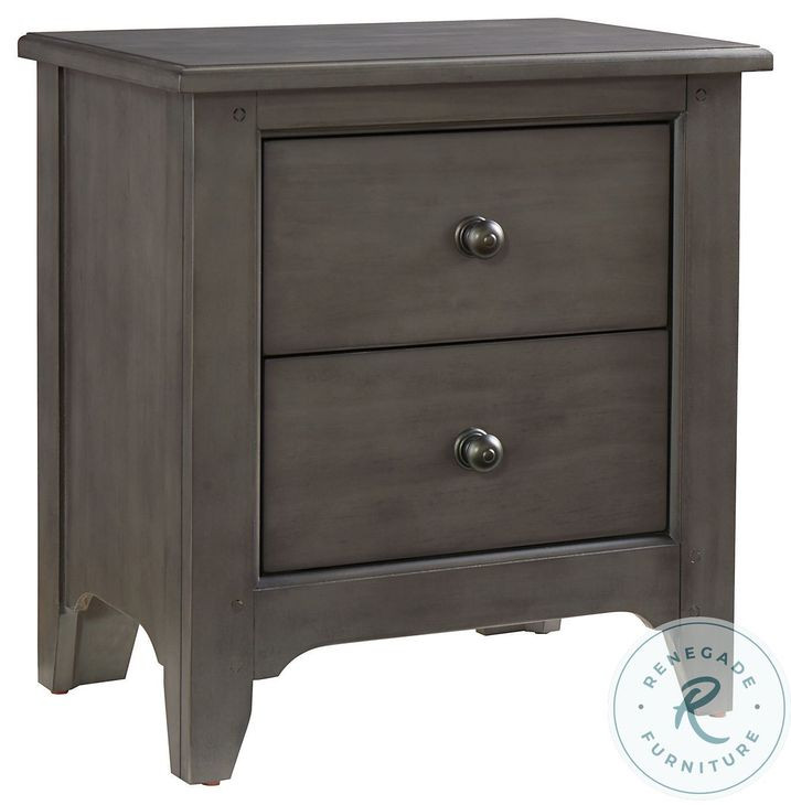 Taylor Dusk 2 Drawer Nightstand