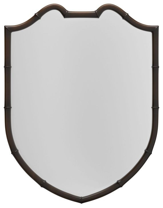 Harbor Warm Walnut Irregular Accent Mirror