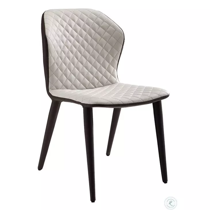 Olivia Taupe and Brown Dining Chair Set Of 2