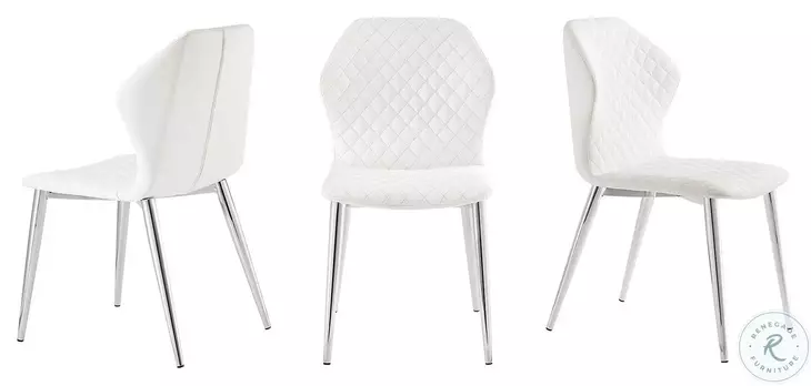 Olivia White Dining Chair Set Of 2
