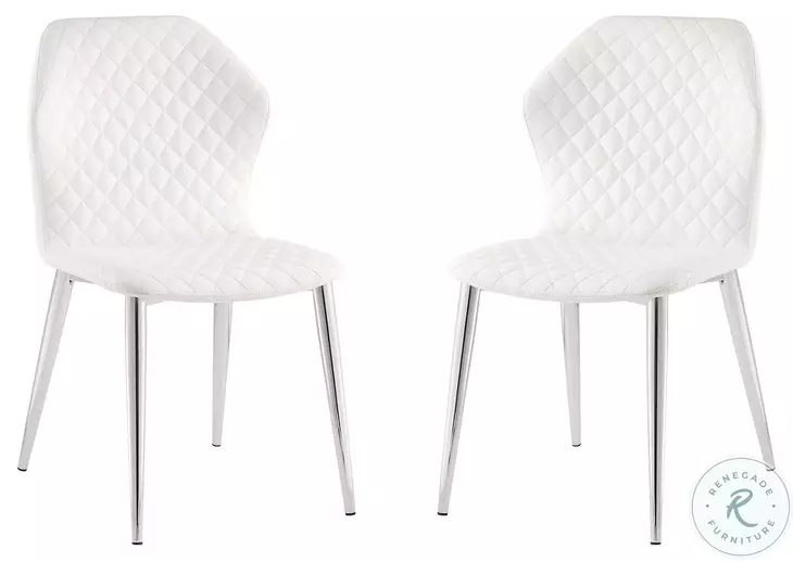 Olivia White Dining Chair Set Of 2