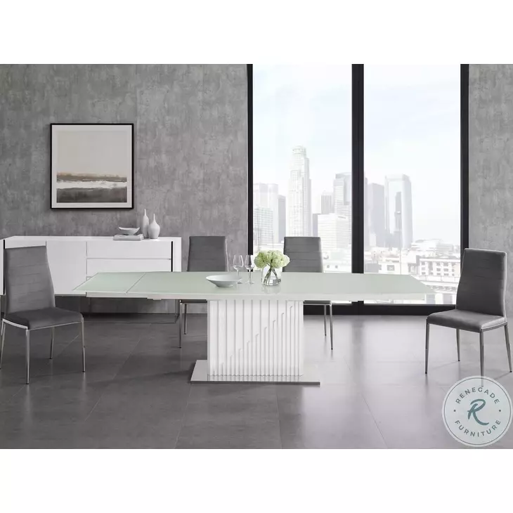 Firenze Dark Gray Dining Chair Set Of 2