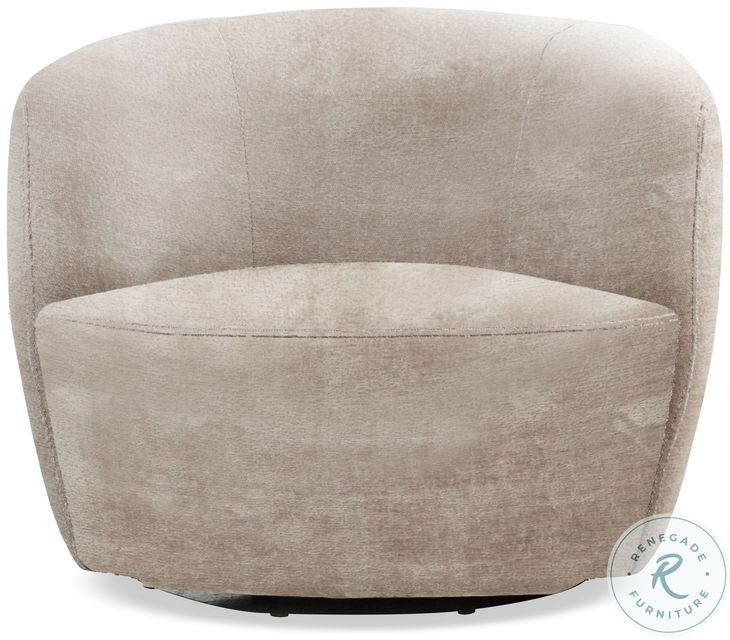 Callidora Miami Mink Swivel Barrel Chair