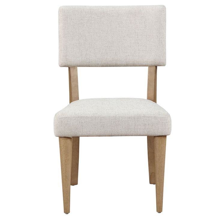 Colvin Brown and White Side Chair