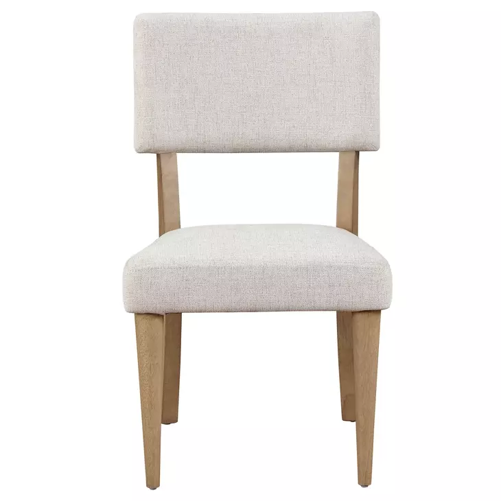 Colvin Brown and White Side Chair